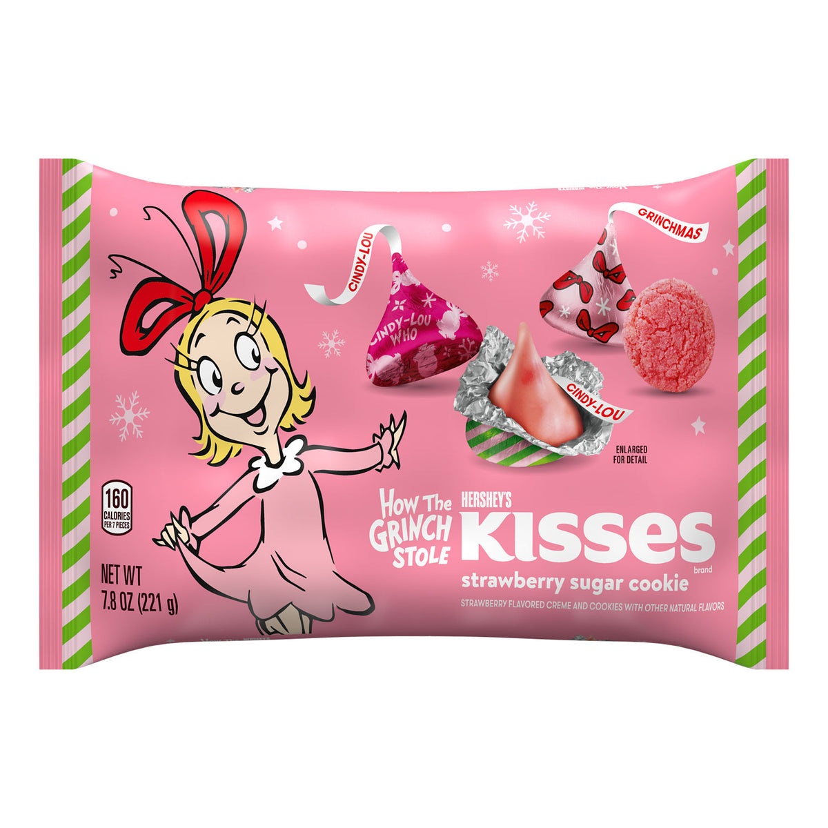 How the Grinch Stole Hershey's Kisses – Strawberry Sugar Cookie