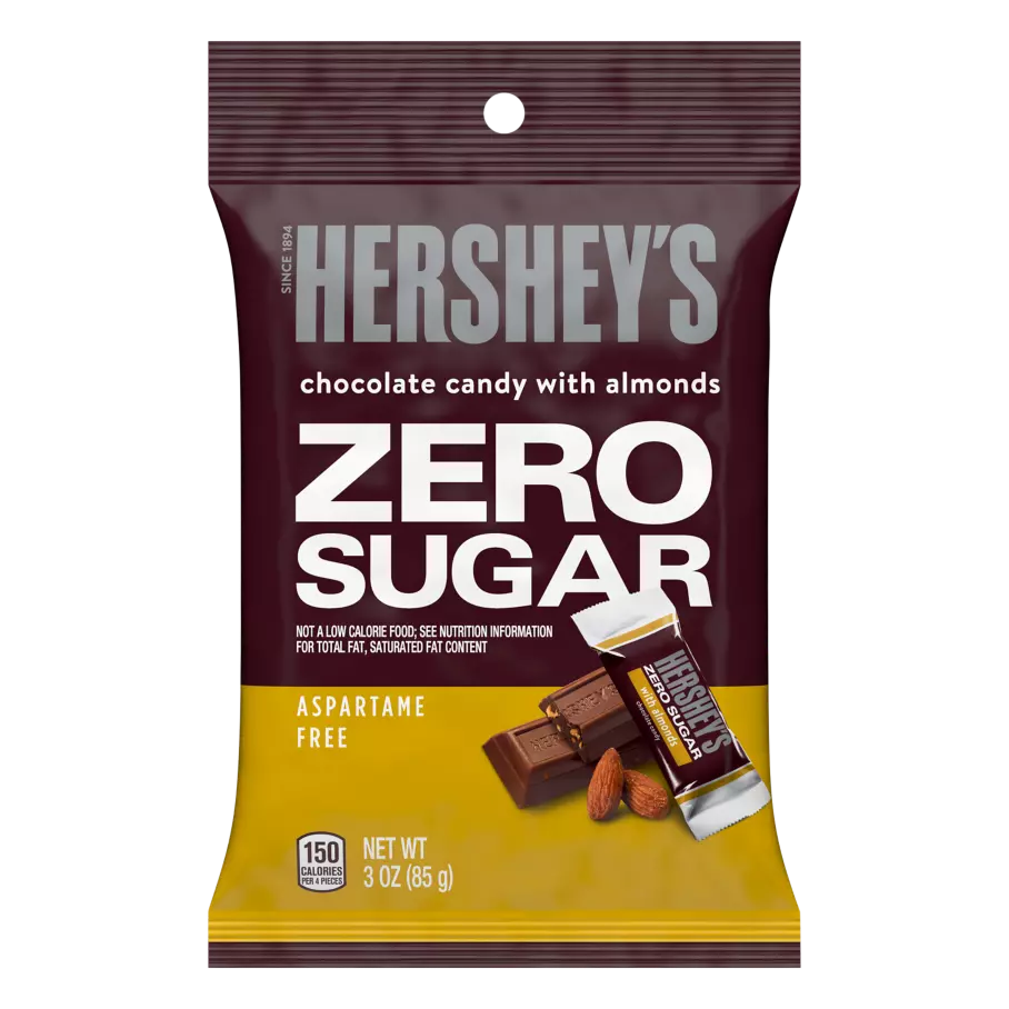 Hershey's Zero Sugar Chocolate with Almonds