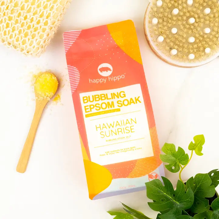 Happy Hippo Hawaiian Sunrise Bubbling Epsom Soak