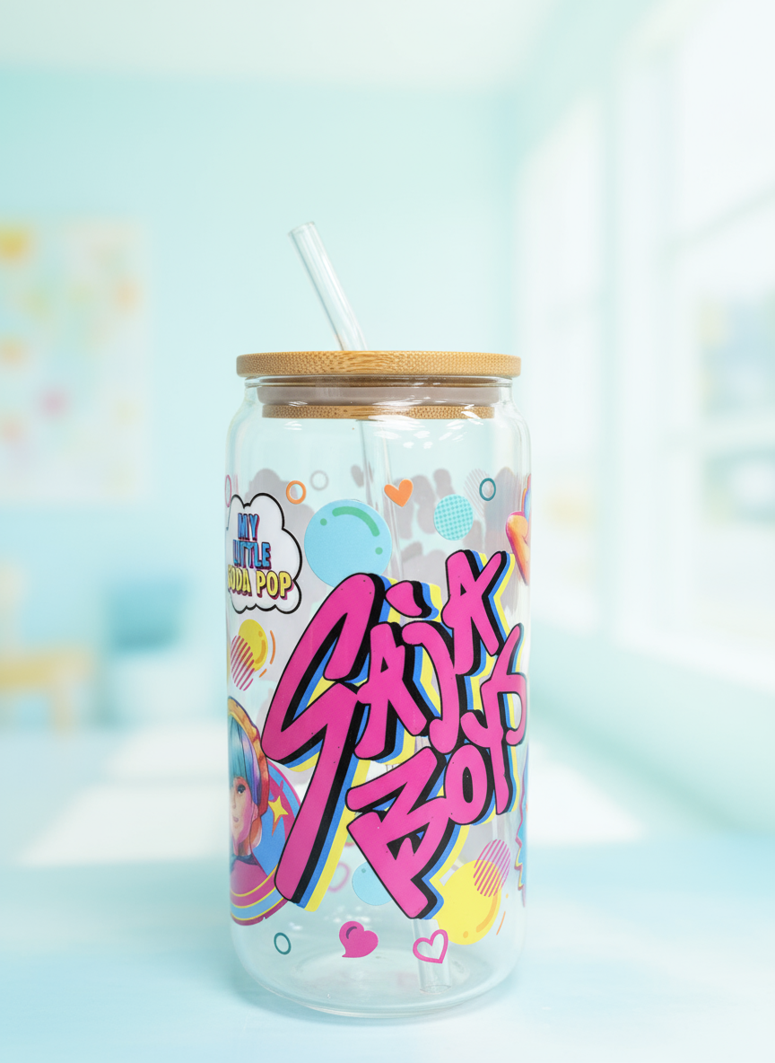 Kpop Demon Hunters - Saja Boys Beer Can Glass Cup