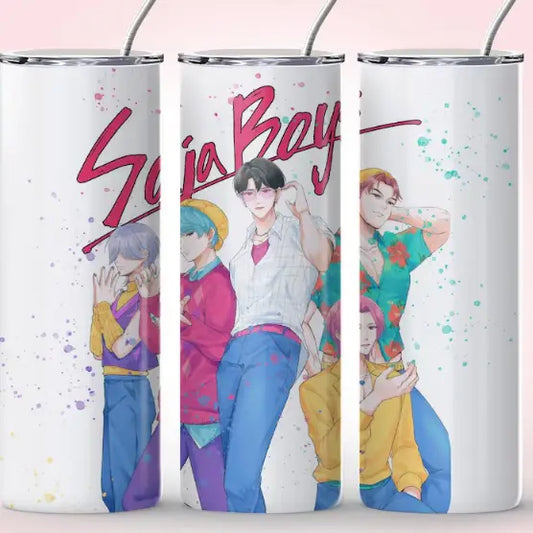K-Pop Demon Hunters 20oz Tumbler - Saja Boys