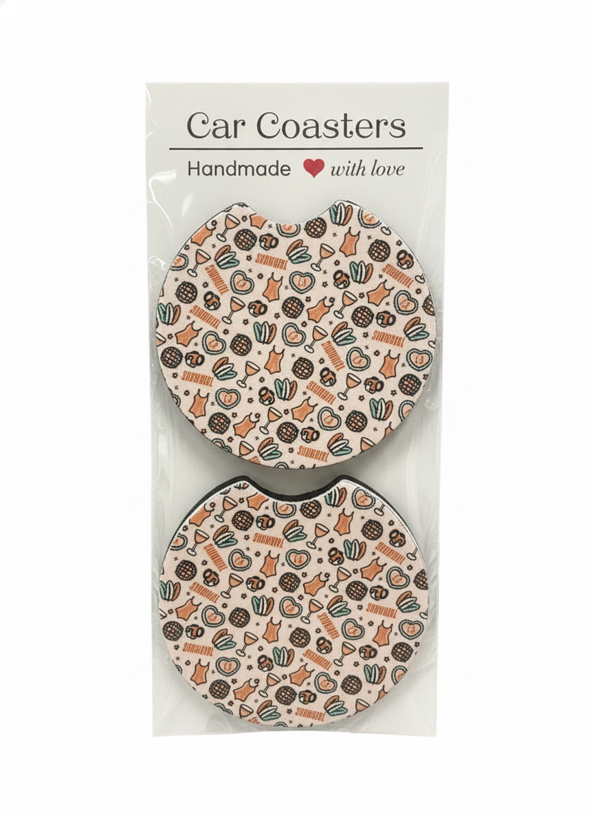 ✨ Your Car's Red Carpet Moment: The Life of a Showgirl Coasters!