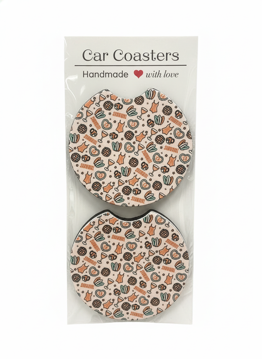 ✨ Your Car's Red Carpet Moment: The Life of a Showgirl Coasters!