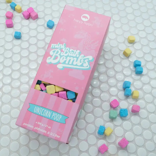 Happy Hippo Unicorn Poop Mini Bubble Bombs