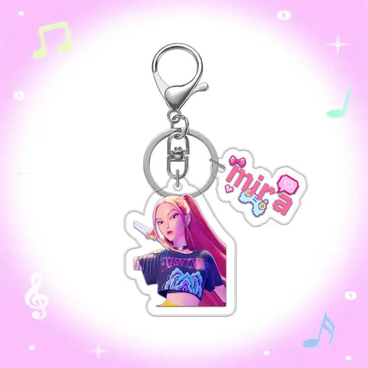 Kpop Demon Hunters Acrylic Mini Keychain (Mira)