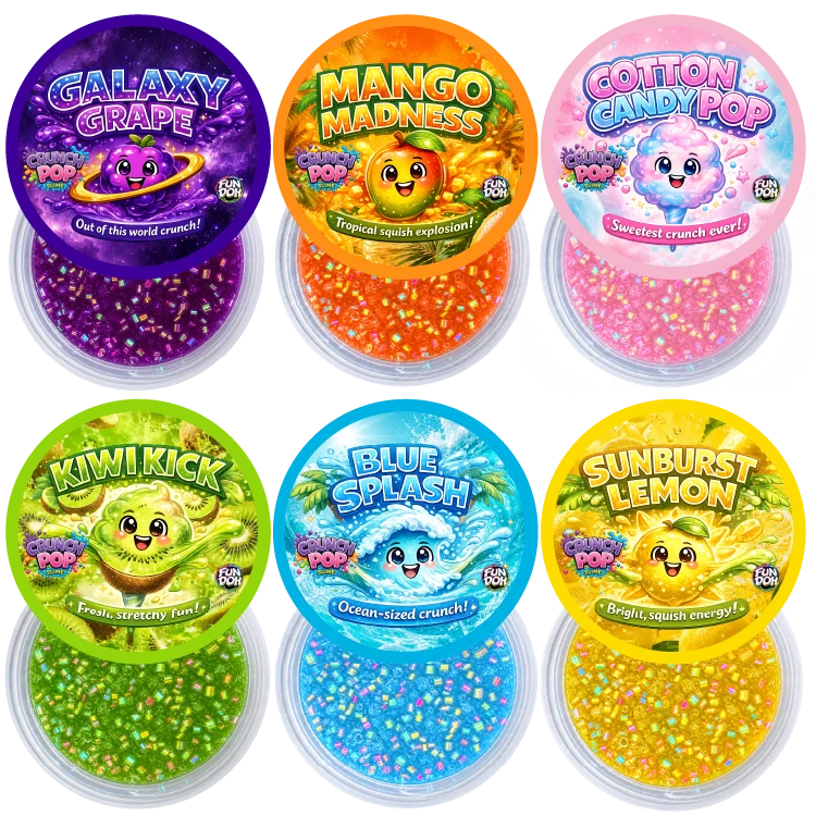 Fun Doh Crunch Pop Squishy Slime