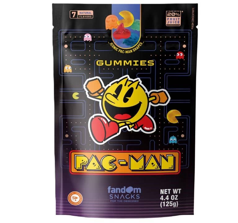 Fandom Snacks Pac-Man Iconic Shaped Gummies
