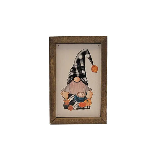 Flannel Pumpkin Spice Gnome