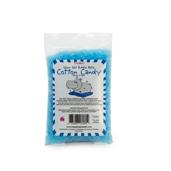 Happy Hippo Mini Cotton Candy Epsom Salt Bubble Bath