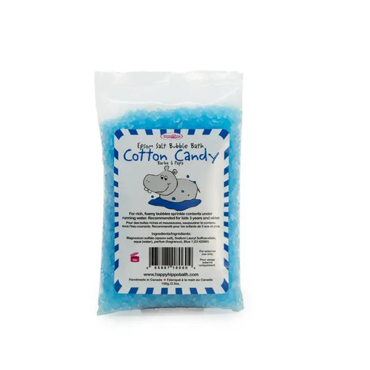 Happy Hippo Mini Cotton Candy Epsom Salt Bubble Bath