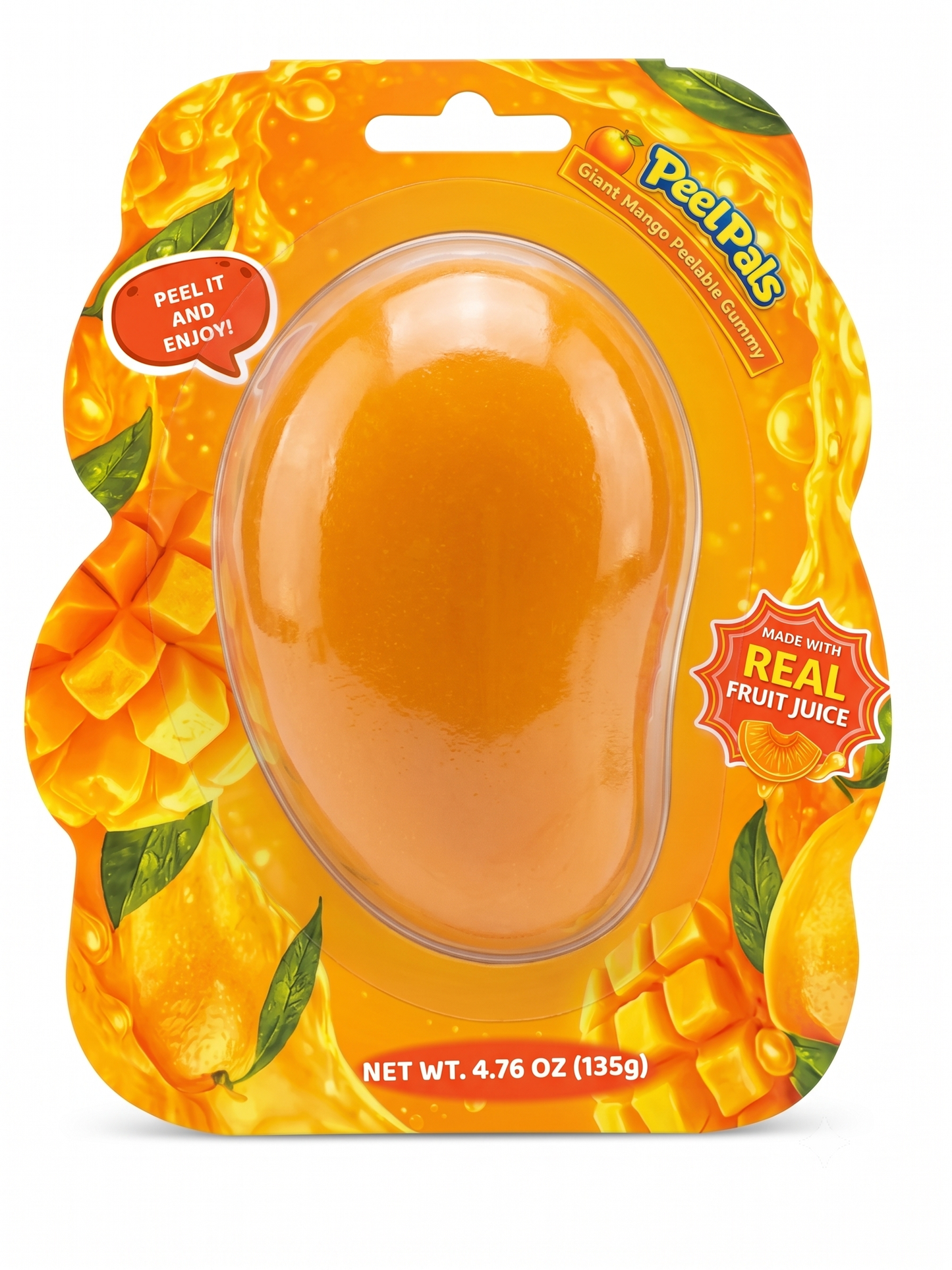 Peel Pals Giant Peelable Mango Gummy