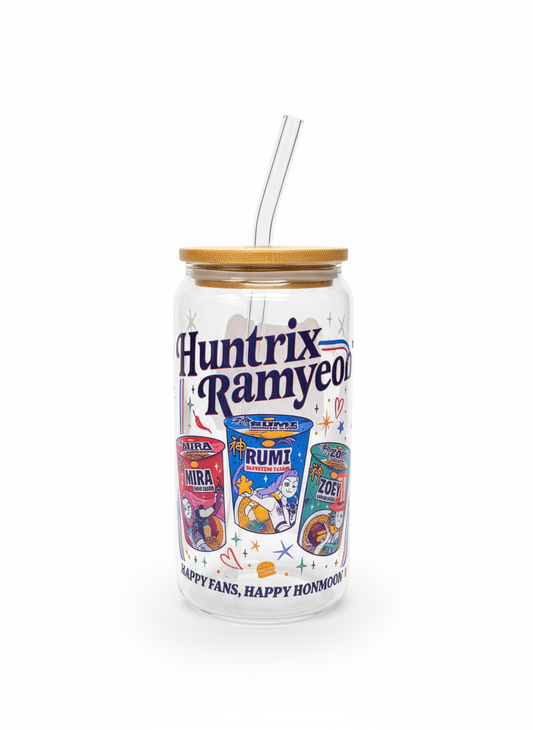 Kpop Demon Hunters - Huntrix Ramyeon (Style 2) Beer Can Glass