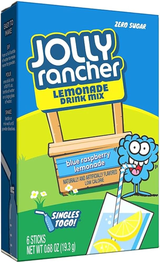 Jolly Rancher Blue Raspberry Lemonade Drink Mix