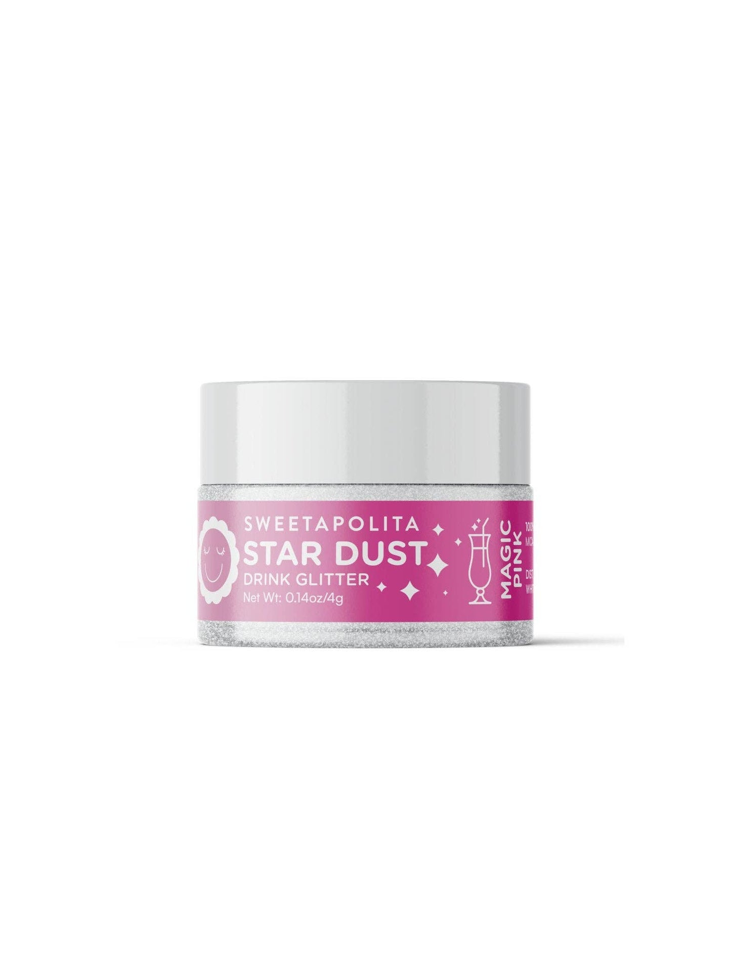 Magic Pink Colour Changing | Star Dust Edible Drink + Dessert Glitter
