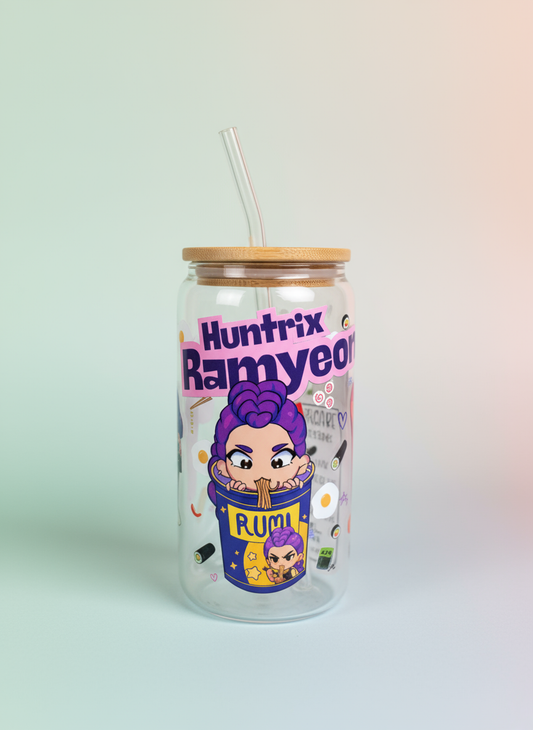 Kpop Demon Hunters - Huntrix Ramyeon Beer Can Glass