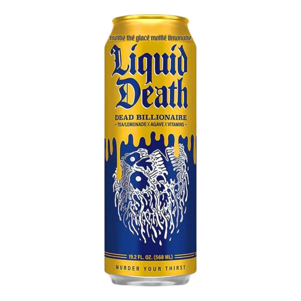 Liquid Death Dead Billionaire Iced Tea
