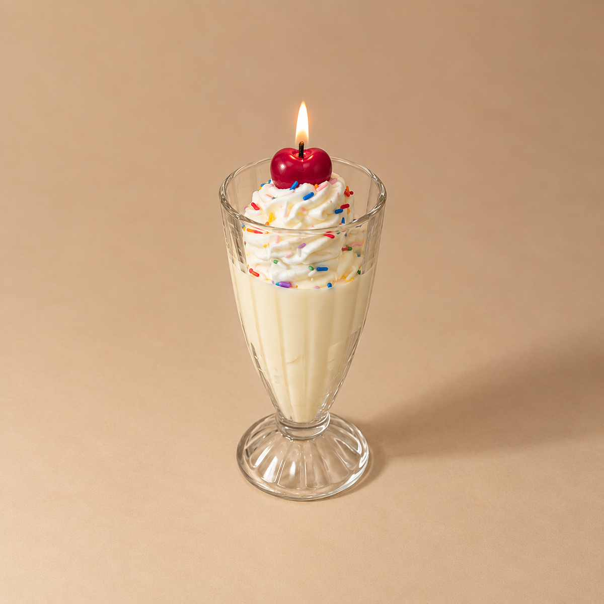Vanilla Cherry Milkshake - Birthday Cake Scented Candle