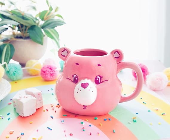 Carebears Cheer Bear Ceramic 3D Sculpted Mug (Silver Buffalo)