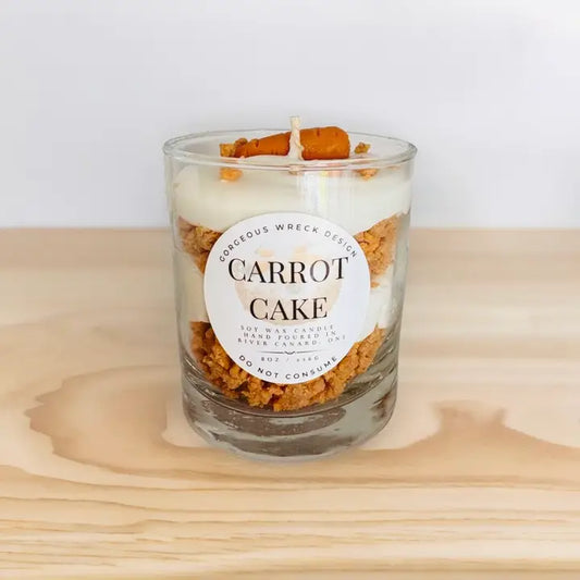 Gorgeous Wreck - Carrot Cake Dessert Candle