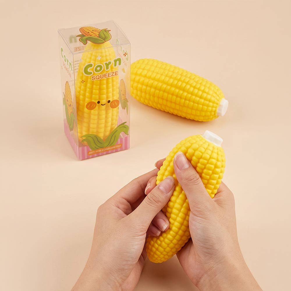 ASMR Crunchy Corn Shaped Squishy Toy
