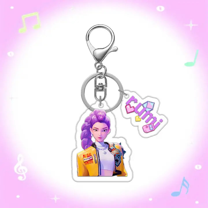 Kpop Demon Hunters Acrylic Mini Keychain (Rumi)