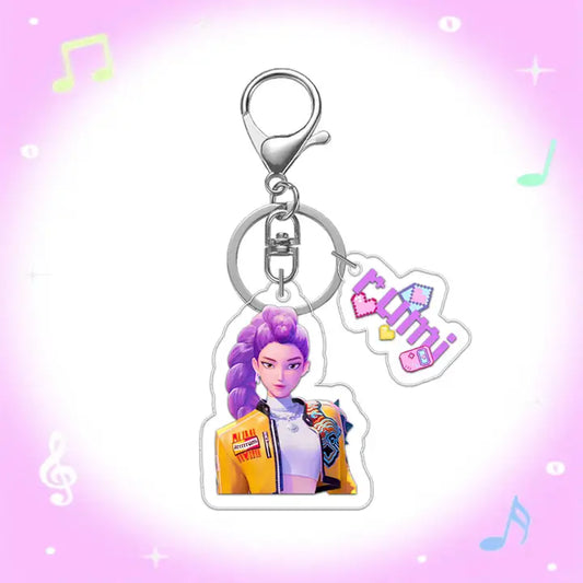 Kpop Demon Hunters Acrylic Mini Keychain (Rumi)