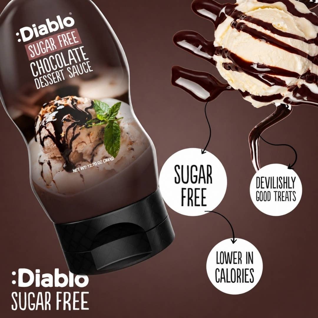 Diablo Sugar Free Chocolate Sauce & Dessert Topping