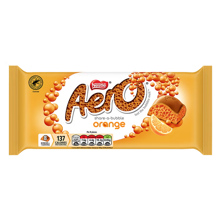 Aero Orange Chocolate Share Bar (UK)