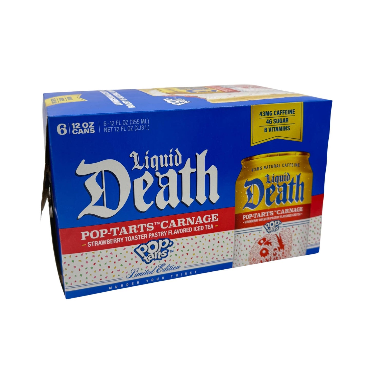 Liquid Death Tea Pop-Tarts Carnage