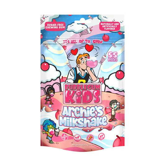 Archie® Milkshake  Creamy Strawberry Sugar Free Gum