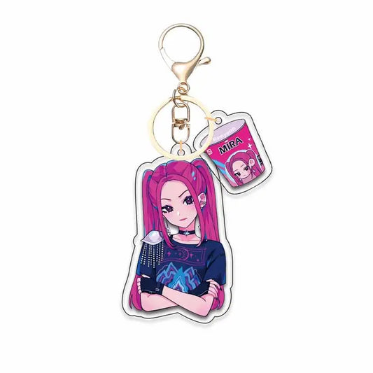 Kpop Demon Hunters Acrylic Mini Character Keychain (Mira)