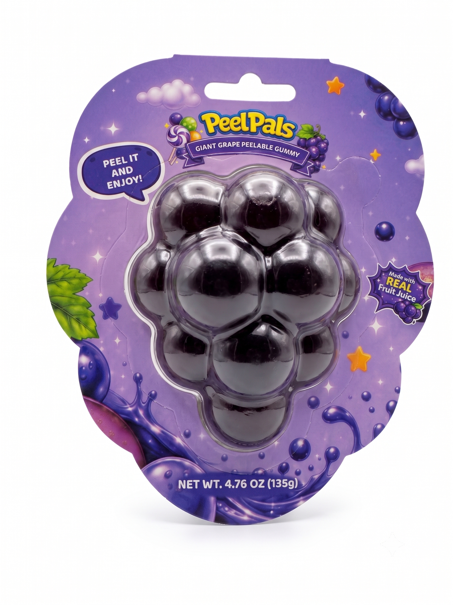 Peel Pals Giant Peelable Grape Gummy