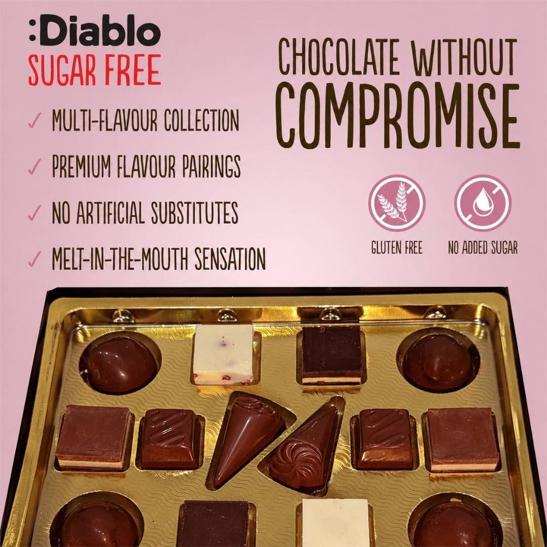 Diablo No Added Sugar Luxury Chocolate Box