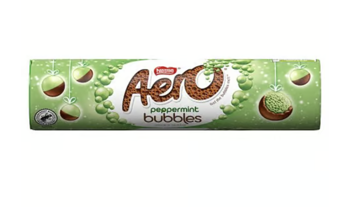 Aero Bubbles Peppermint Chocolate Giant Tube (UK)