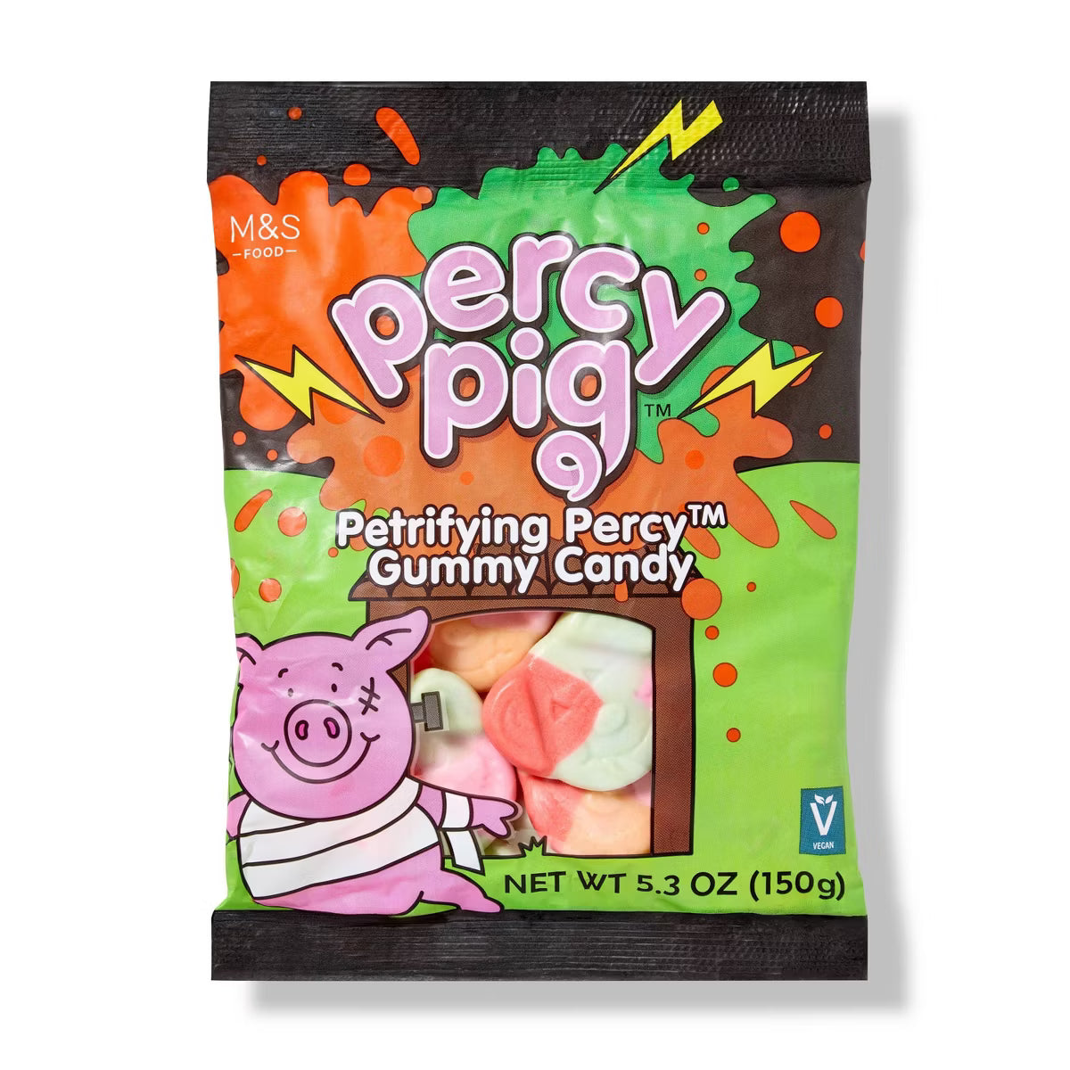 Petrified Percy Pig Halloween Candy