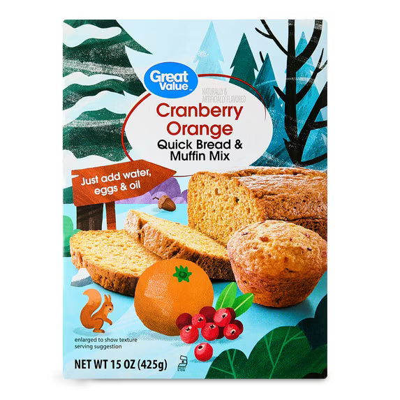 Great Value Cranberry Orange Muffin & Quick Bread Mix
