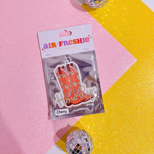 Howdy Cowgirl Boots Air Freshener