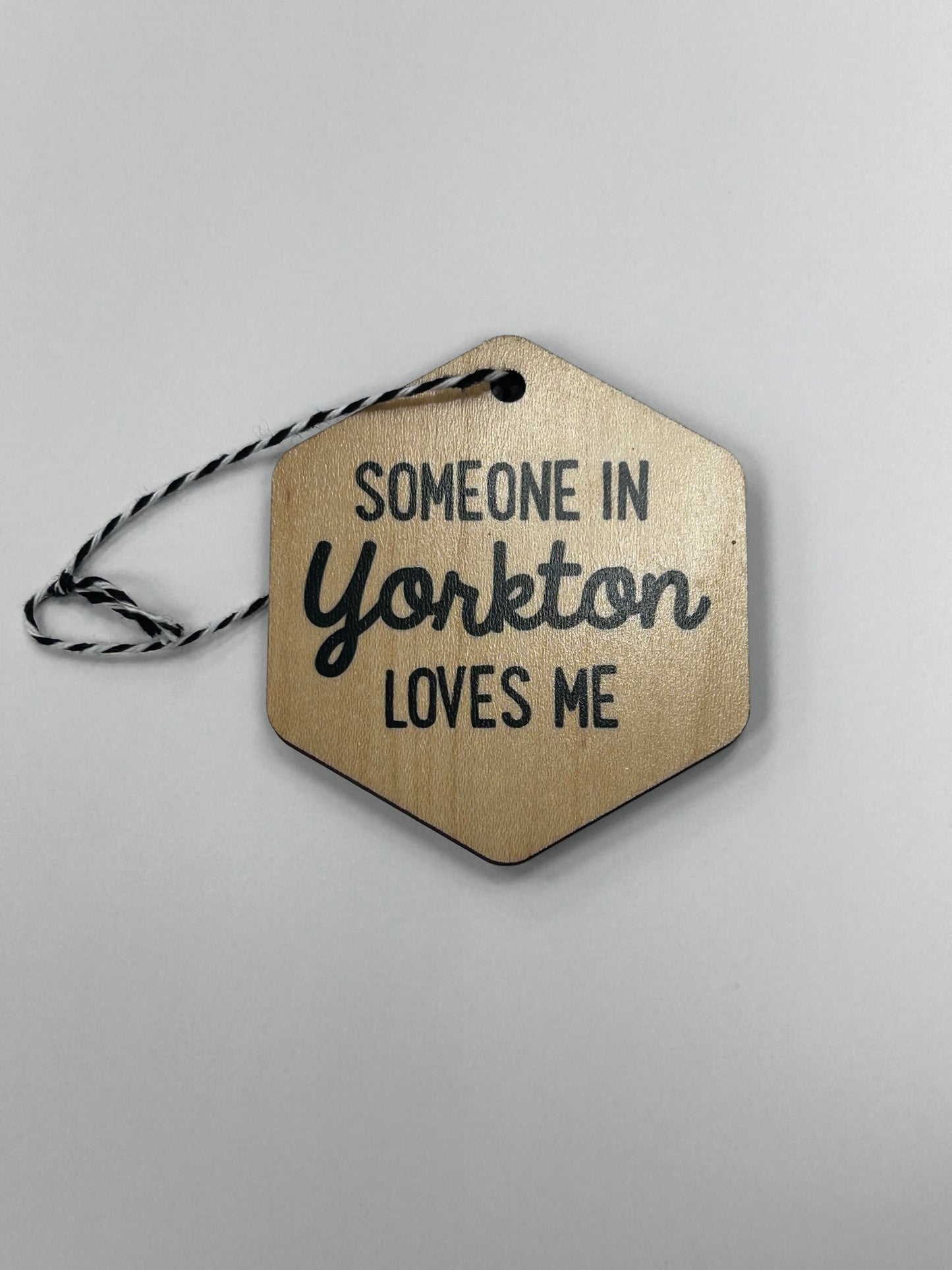 Yorkton Christmas Wood Ornament