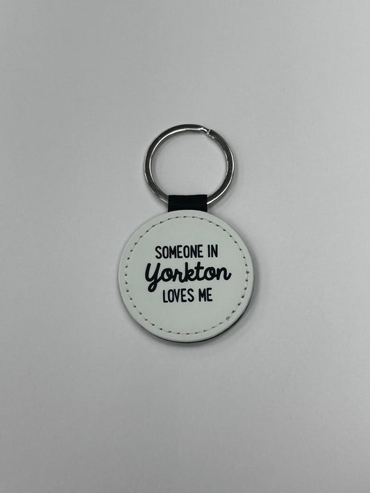 Someone Loves Me Keychain