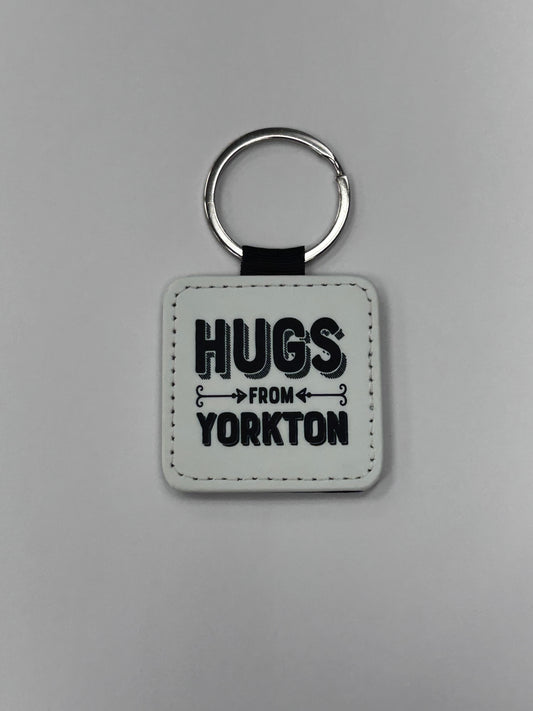 Hugs From Yorkton Keychain