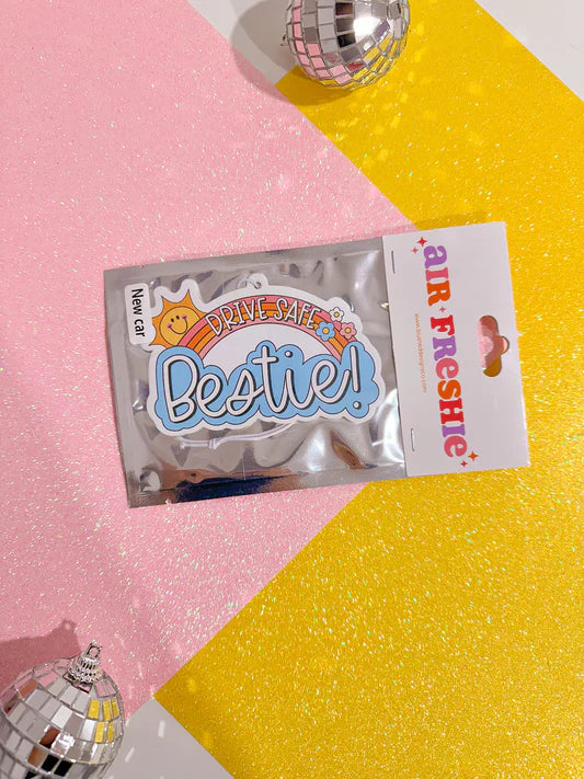 Blushed Designs Co. Drive Safe Bestie Air Freshner