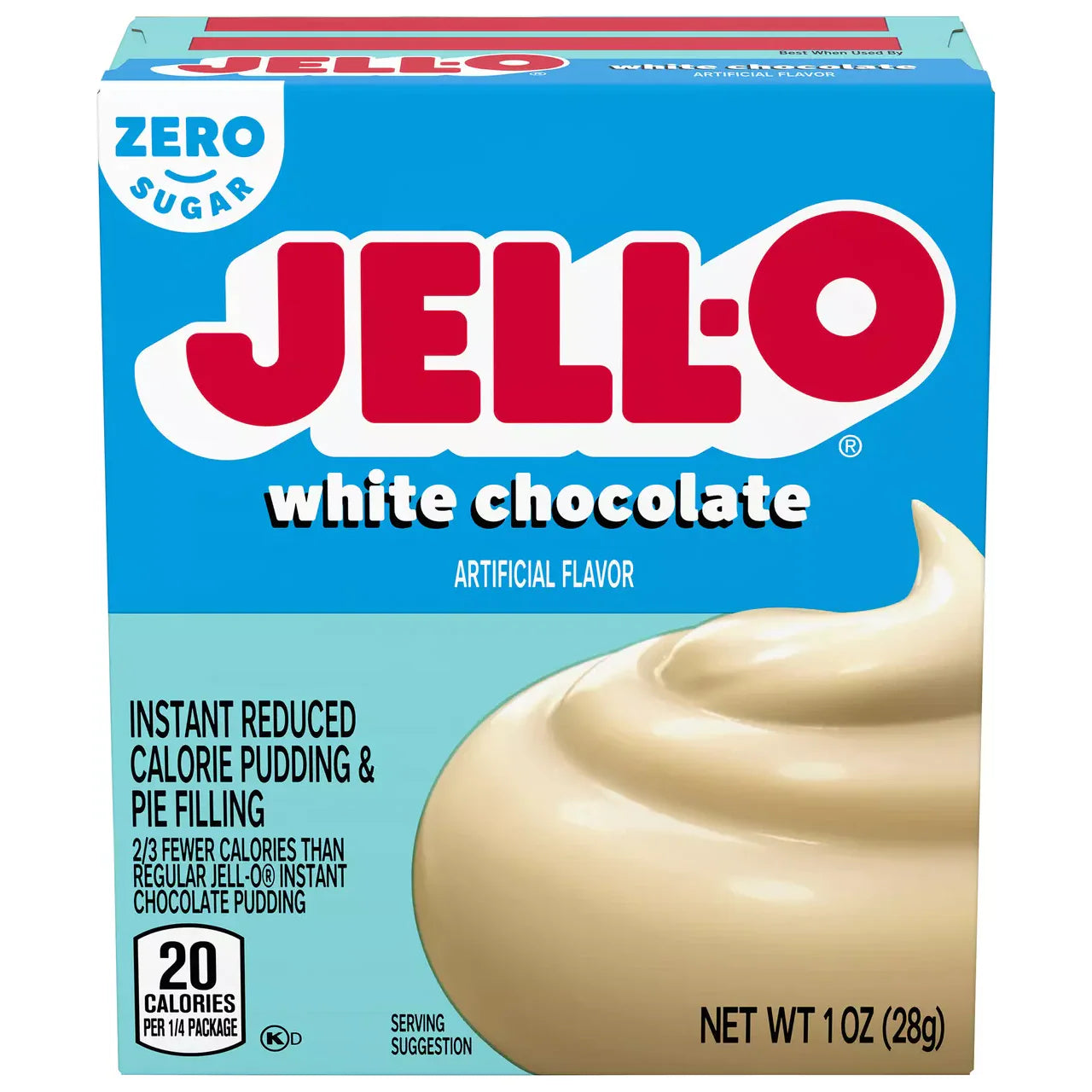 Jell-O White Chocolate Pudding Sugar Free