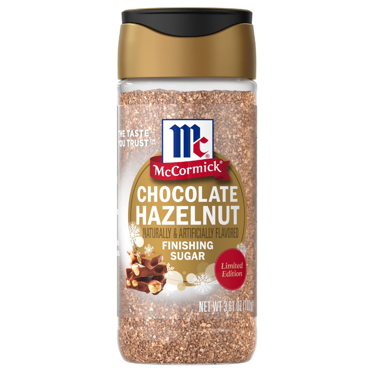 McCormick Chocolate Hazelnut Finishing Sugar 3.61oz