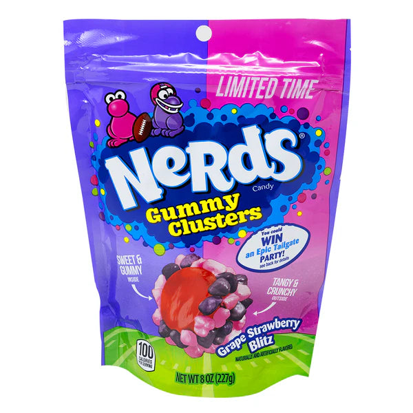 Nerds Gummy Clusters - Grape Strawberry Blitz