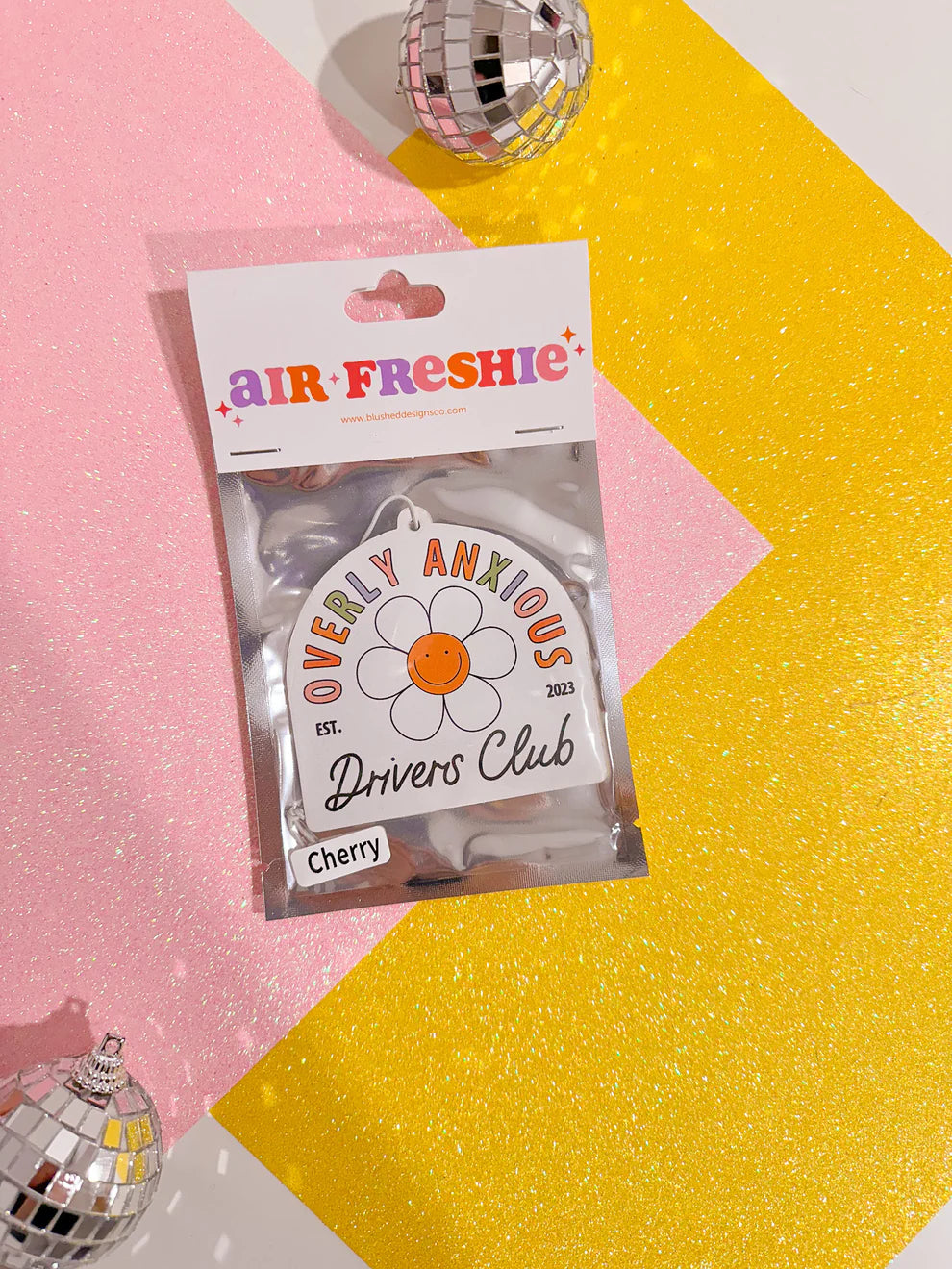 Overly Anxious Drivers Club Air Freshener (Cherry Scent)