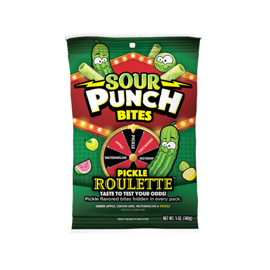 Sour Punch Bites Pickle Roulette