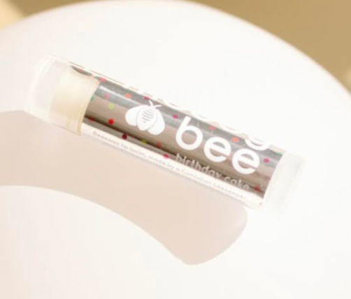 Moody Bee Birthday Cake Lipbalm