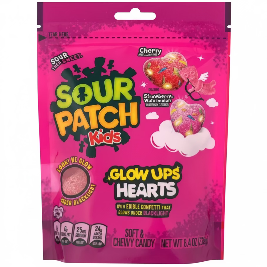 Sour Patch Kids Glowups Valentine