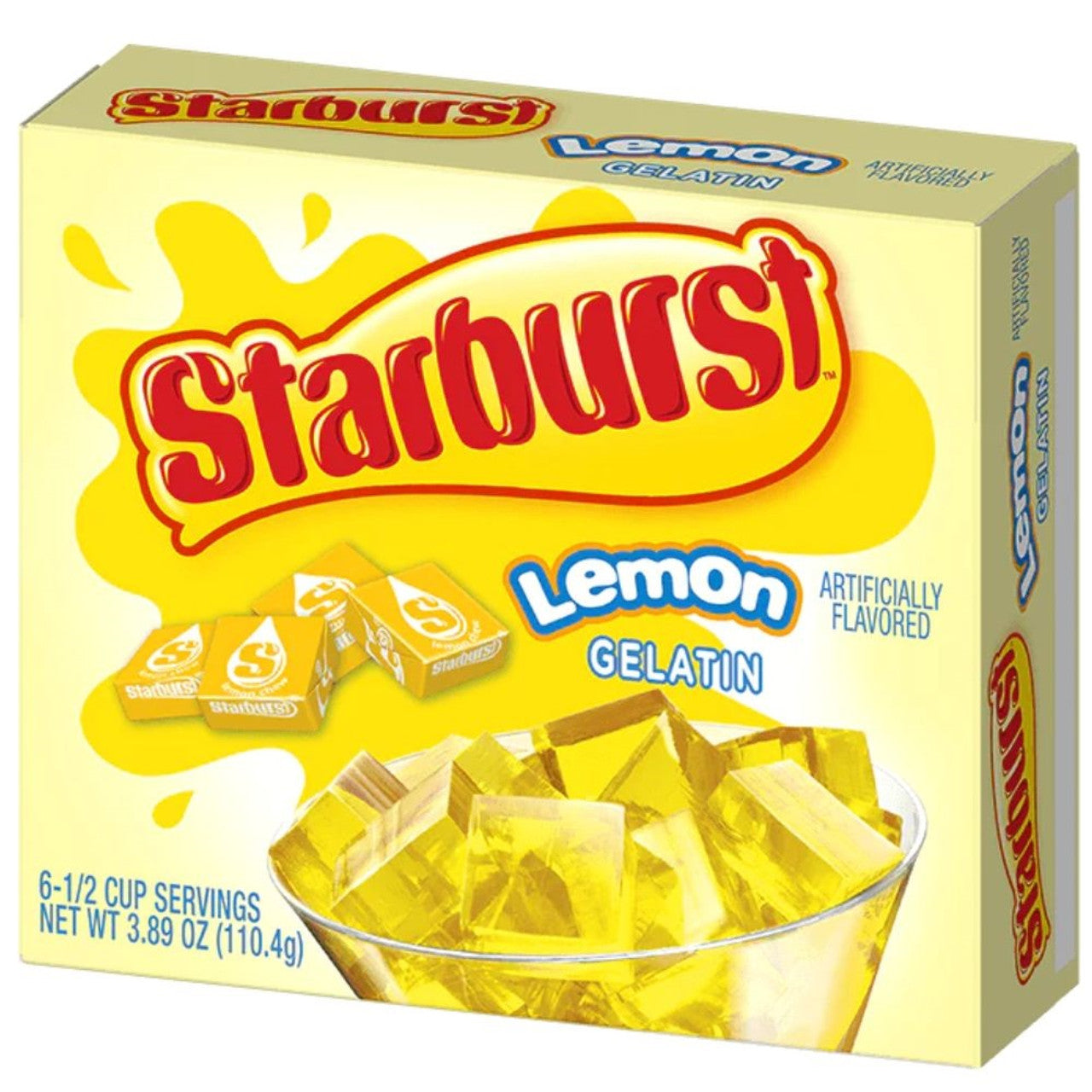 Starburst Lemon Gelatin