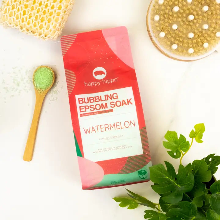 Happy Hippo Watermelon Bubbling Epsom Soak